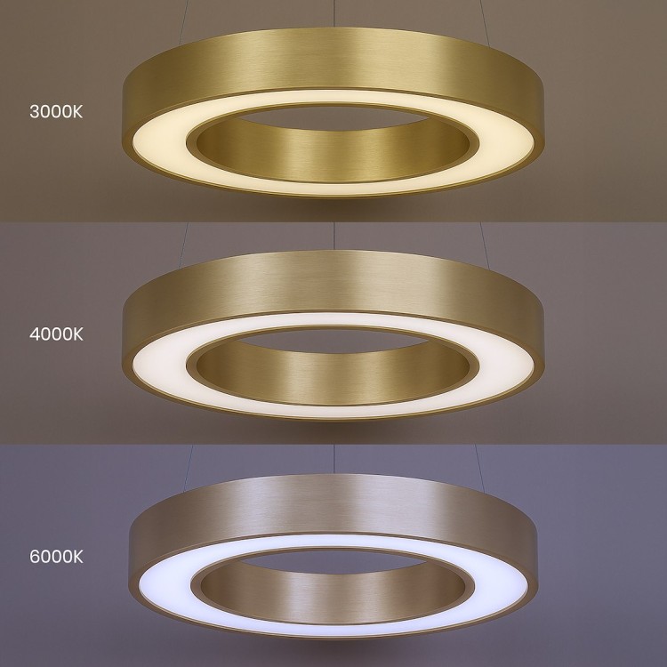 Lampa wisząca Union Gold 40W LED 3000-4000-6000K ML1867 Milagro