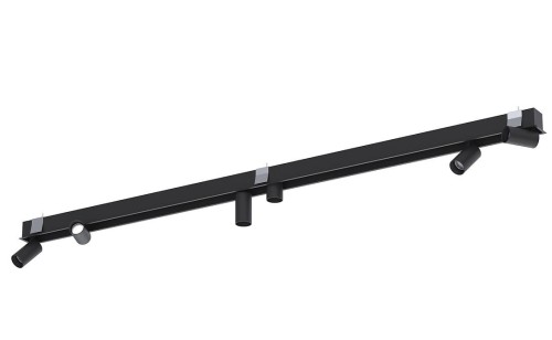 Lampa sufitowa listwa szyna podtynkowa MONO DEEP VI BLACK 10463 NOWODVORSKI Lighting 5x GU10 Spot oświetleniowa nowoczesna sufitowa metal czarna czarny jak szynoprzewód Inspiracje Premium