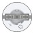 Plafon Evora Czarny Round 6W 3CCT ML1789 Milagro