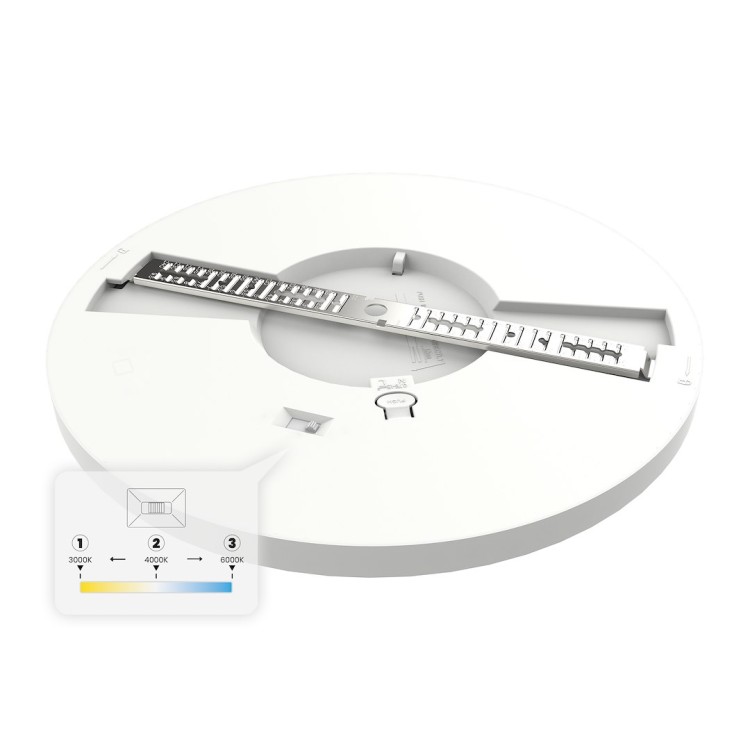 Plafon Evora Biały Round 18W 3CCT ML1787 Milagro