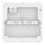 Plafon Evora Biały Square 18W 3CCT ML1793 Milagro