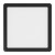 Plafon Evora Czarny Square 24W 3CCT ML1797 Milagro