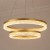 Lampa wisząca GALA GOLD 54W LED ML2241 Milagro