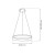 Lampa wisząca GALA SILVER 25W LED ML2242 Milagro