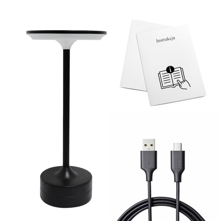 Lampka nocna TAVOLO Black ML2269 Milagro