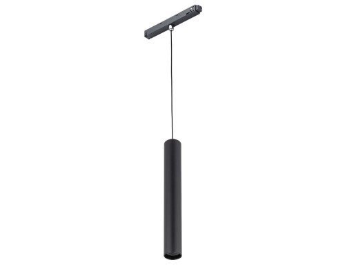 Lampa szynowa wisząca punktowa Industrialna szynowa LED 9W niskonapięciowy System LVM ROLLER LED 9W 10146 NOWODVORSKI Lighting 3000K Loft nowoczesna sufitowy ścienny oświetlenie szynowe zawieszana 48V szynoprzewodu szyny zwis czarna Inspiracje Premium