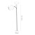 Lampa podłogowa ZACK CASHMERE 1xE27 ML2338 Milagro regulowana kaszmir kaszmirowa