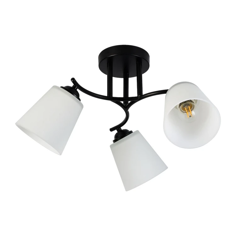 Lampa sufitowa Pafos Black 3xE27 ML2257 Milagro czarna