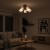 Lampa sufitowa Pafos Black 5xE27 ML2258 Milagro czarna