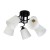 Lampa sufitowa Pafos Black 5xE27 ML2258 Milagro czarna