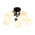 Lampa sufitowa Pafos Black 5xE27 ML2258 Milagro czarna