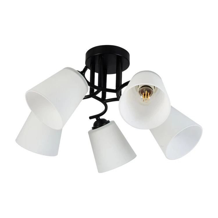 Lampa sufitowa Pafos Black 5xE27 ML2258 Milagro czarna