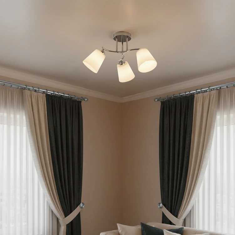 Lampa sufitowa Pafos 3xE27 ML2260 Milagro chrom