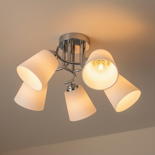 Lampa sufitowa Pafos 5xE27 ML2261 Milagro chrom