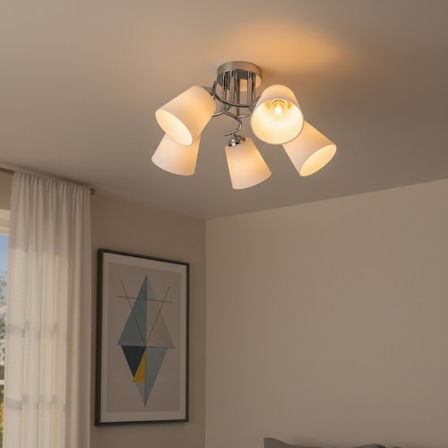 Lampa sufitowa Pafos 5xE27 ML2261 Milagro chrom