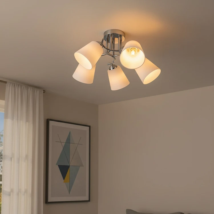 Lampa sufitowa Pafos 5xE27 ML2261 Milagro chrom