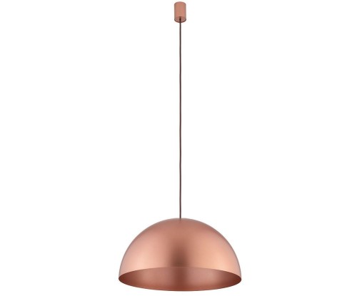 Lampa sufitowa wisząca Industrialna Loft HEMISPHERE SUPER L COPPER 10297 NOWODVORSKI Lighting 4x GX53 50cm oświetleniowa żyrandol nowoczesna metal do Kuchni Jadalni nad stół blat wyspę satynowa miedź miedziana zwis Inspiracje Premium
