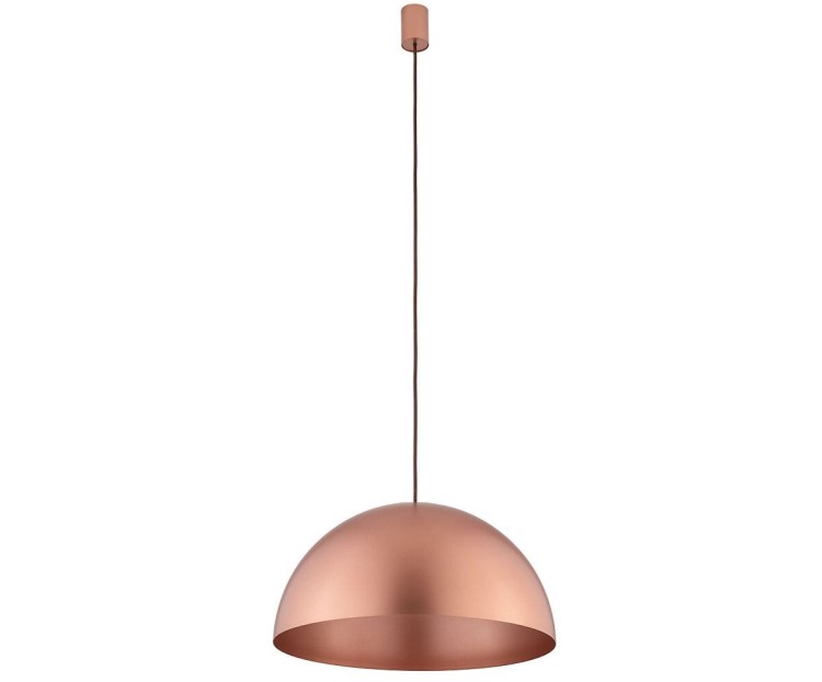 Lampa sufitowa wisząca Industrialna Loft HEMISPHERE SUPER L COPPER 10297 NOWODVORSKI Lighting 4x GX53 50cm oświetleniowa żyrandol nowoczesna metal do Kuchni Jadalni nad stół blat wyspę satynowa miedź miedziana zwis Inspiracje Premium