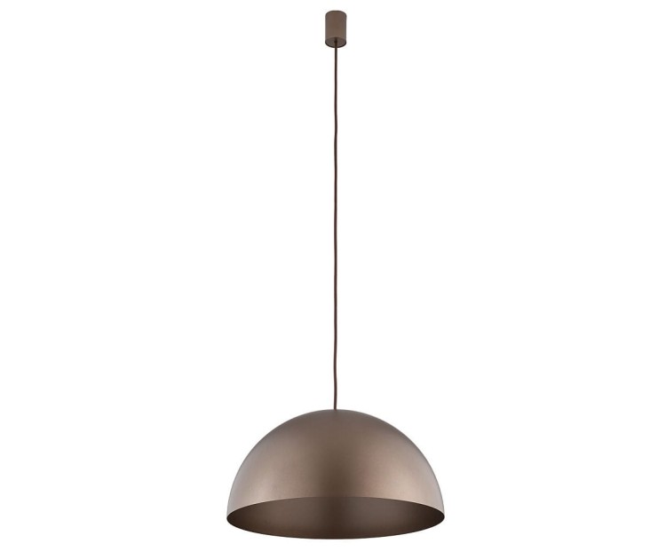 Lampa sufitowa wisząca Industrialna Loft HEMISPHERE SUPER L CHOCOLATE 10296 NOWODVORSKI Lighting 4x GX53 50cm oświetleniowa żyrandol nowoczesna metal do Kuchni Jadalni nad stół blat wyspę satynowy czekoladowy czekoladowa czekolada zwis Inspiracje Premium
