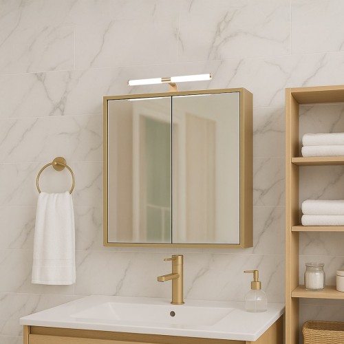 Kinkiet łazienkowy APA gold 6W LED ML2253 Milagro
