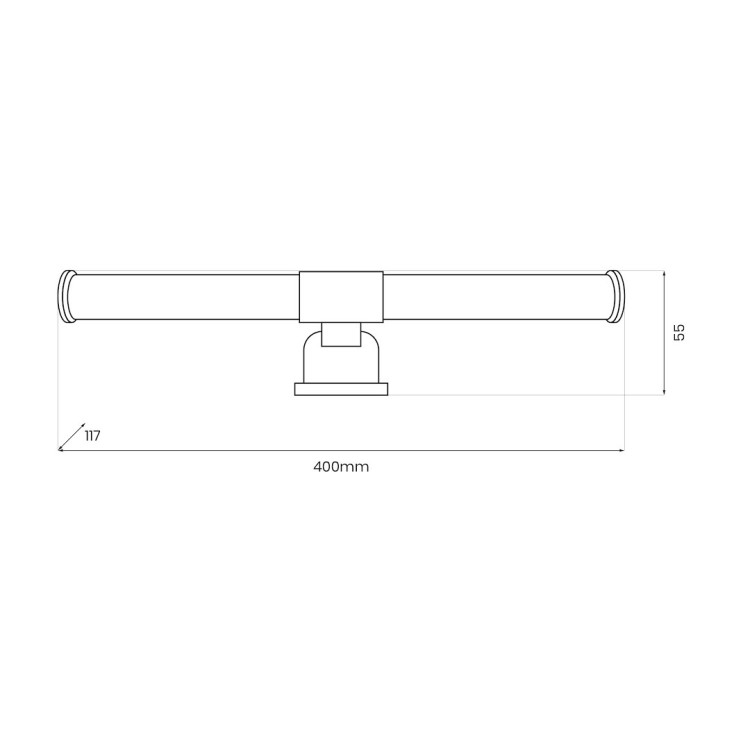 Kinkiet łazienkowy APA gold 6W LED ML2253 Milagro