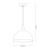 Lampa wisząca BENTO 1xE27 MLP1871 Milagro