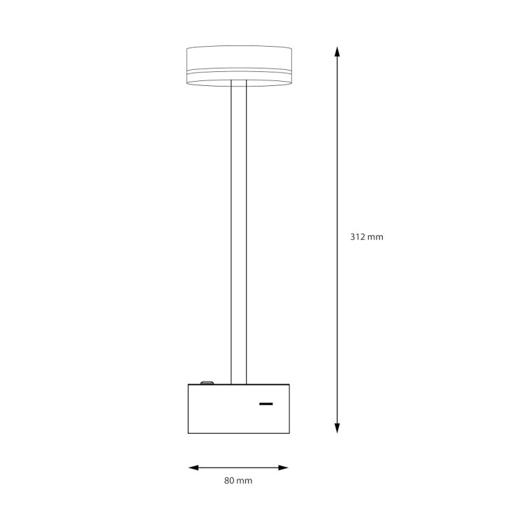 Lampka nocna Sam 5W LED ML1386 Milagro