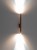 Lampa ścienna Kinkiet Industrialny Loft LASER WALL COPPER 10564 NOWODVORSKI Lighting 2xG9 Loft nowoczesna oprawa oświetleniowa tuba satynowa miedź podwójny dwustronny góra-dół Inspiracje Premium