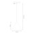Magnetic track pendant cone 5mm 7W 4000K ML2156 Milagro