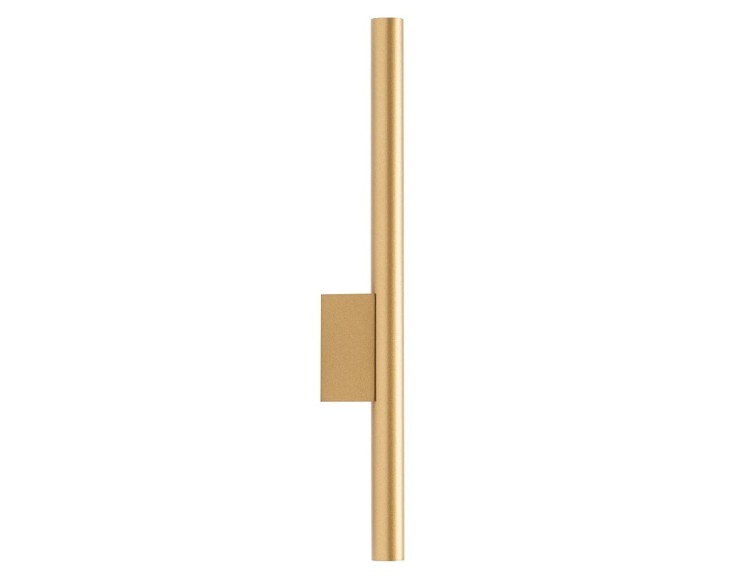 Lampa ścienna Kinkiet Industrialny Loft LASER WALL GOLD 10562 NOWODVORSKI Lighting 2xG9 Loft nowoczesna oprawa oświetleniowa tuba satynowe złoto złota podwójny dwustronny góra-dół Inspiracje Premium