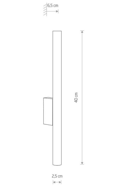 Lampa ścienna Kinkiet Industrialny Loft LASER WALL CHOCOLATE 10563 NOWODVORSKI Lighting 2xG9 Loft nowoczesna oprawa oświetleniowa tuba satynowy czekoladowy czekolada podwójny dwustronny góra-dół Inspiracje Premium