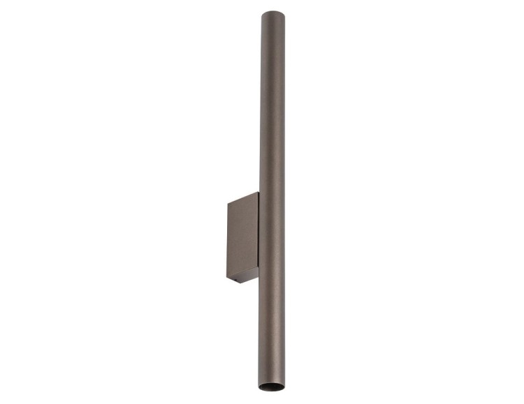 Lampa ścienna Kinkiet Industrialny Loft LASER WALL CHOCOLATE 10563 NOWODVORSKI Lighting 2xG9 Loft nowoczesna oprawa oświetleniowa tuba satynowy czekoladowy czekolada podwójny dwustronny góra-dół Inspiracje Premium