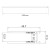 Szyna natynk 100cm magnetic track 10mm ML2185 Milagro