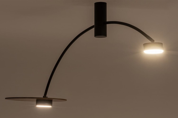 Lampa sufitowa wisząca Loft PLAFON HEFT 10356 NOWODVORSKI Lighting 2x GX53 nowoczesna oświetleniowa zwis Industrialna żyrandol drewno drewniana czarna czarny metal Inspiracje Premium