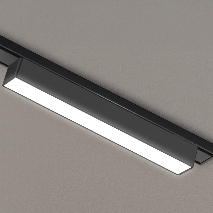 Slim Magnetic Track Czarny 23cm 10W LED Tuya CCT ML2195 Milagro