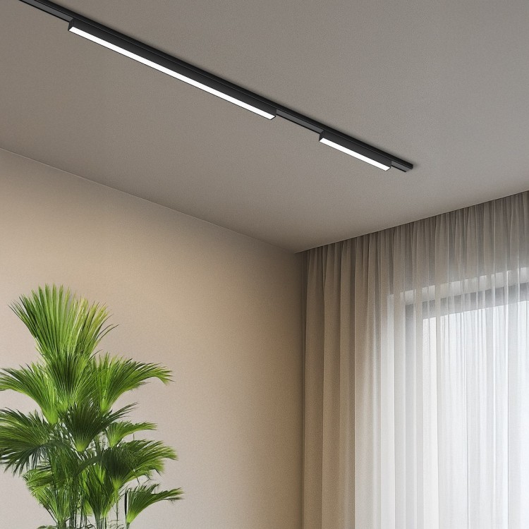 Slim Magnetic Track Czarny 61cm 20W LED Tuya CCT ML2197 Milagro