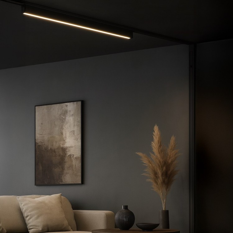 Slim Magnetic Track Czarny 61cm 20W LED Tuya CCT ML2197 Milagro