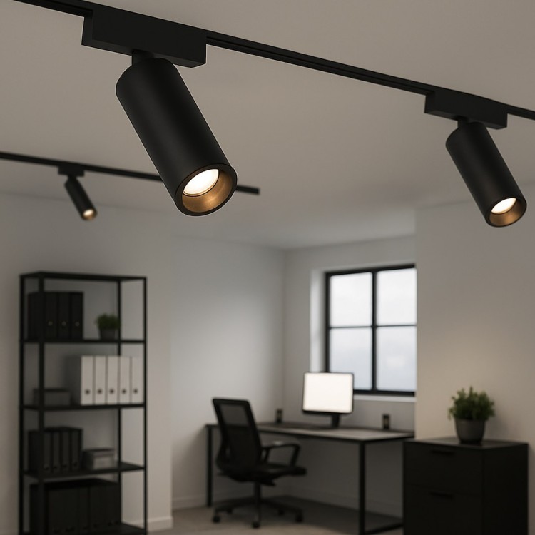 Slim Magnetic Track Czarny Spot 9W LED Tuya CCT ML2203 Milagro