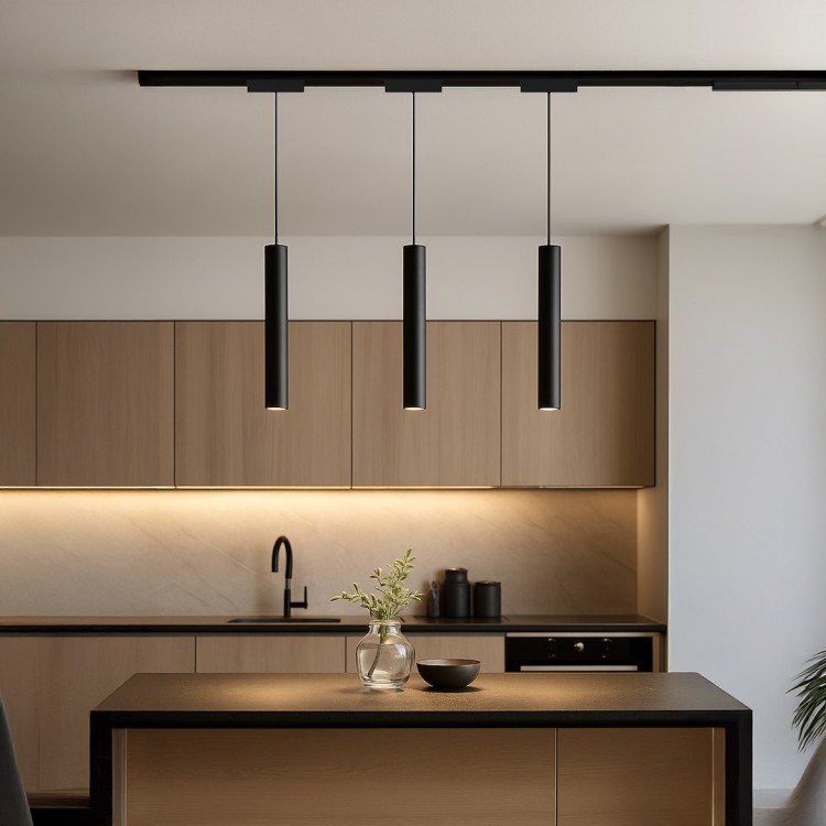 Slim Magnetic Track Czarny Pendant 6W LED Tuya CCT ML2207 Milagro