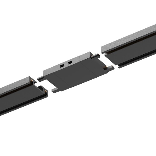 Slim Magnetic Track Czarny Łącznik Szyn Prosty ML2215 Milagro