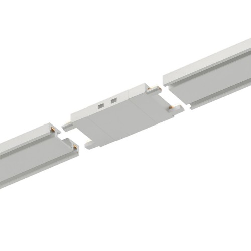 Slim Magnetic Track Biały Łącznik Szyn Prosty ML2216 Milagro