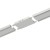 Slim Magnetic Track Biały Łącznik Szyn Prosty ML2216 Milagro