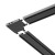 Slim Magnetic Track Czarny Łącznik Szyn L ML2217 Milagro