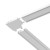 Slim Magnetic Track Biały Łącznik Szyn L ML2218 Milagro