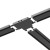 Slim Magnetic Track Czarny Łącznik Szyn T ML2219 Milagro