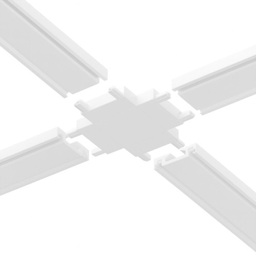 Slim Magnetic Track Biały Łącznik Szyn + ML2222 Milagro