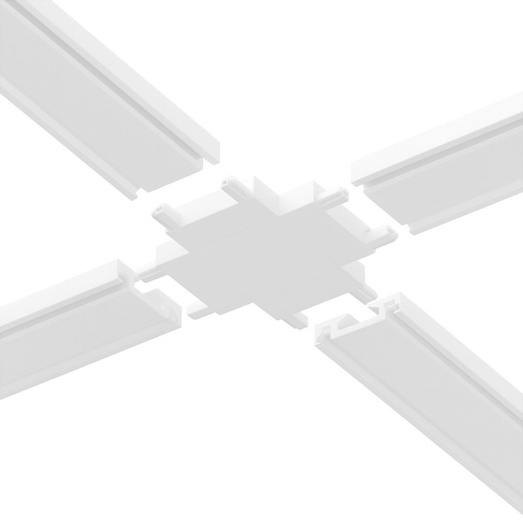 Slim Magnetic Track Biały Łącznik Szyn + ML2222 Milagro
