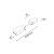 Slim Magnetic Track Czarny Łącznik podwójny z kablem krótkim ML2223 Milagro
