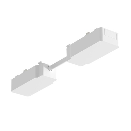 Slim Magnetic Track Biały Łącznik Podwójny z Kablem krótkim ML2224 Milagro