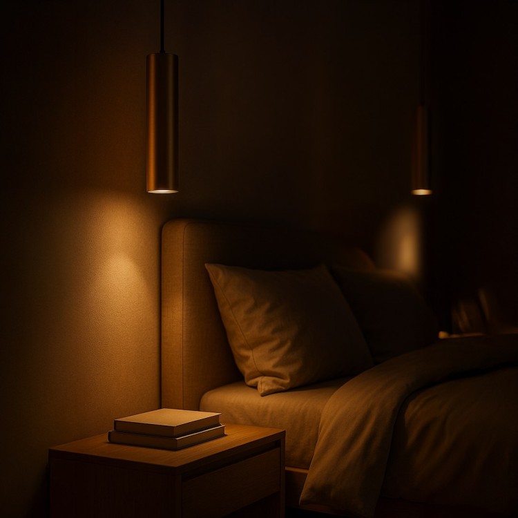 Lampa wisząca GENESIS BLACK GOLD 1xGU10 ML2439 Milagro